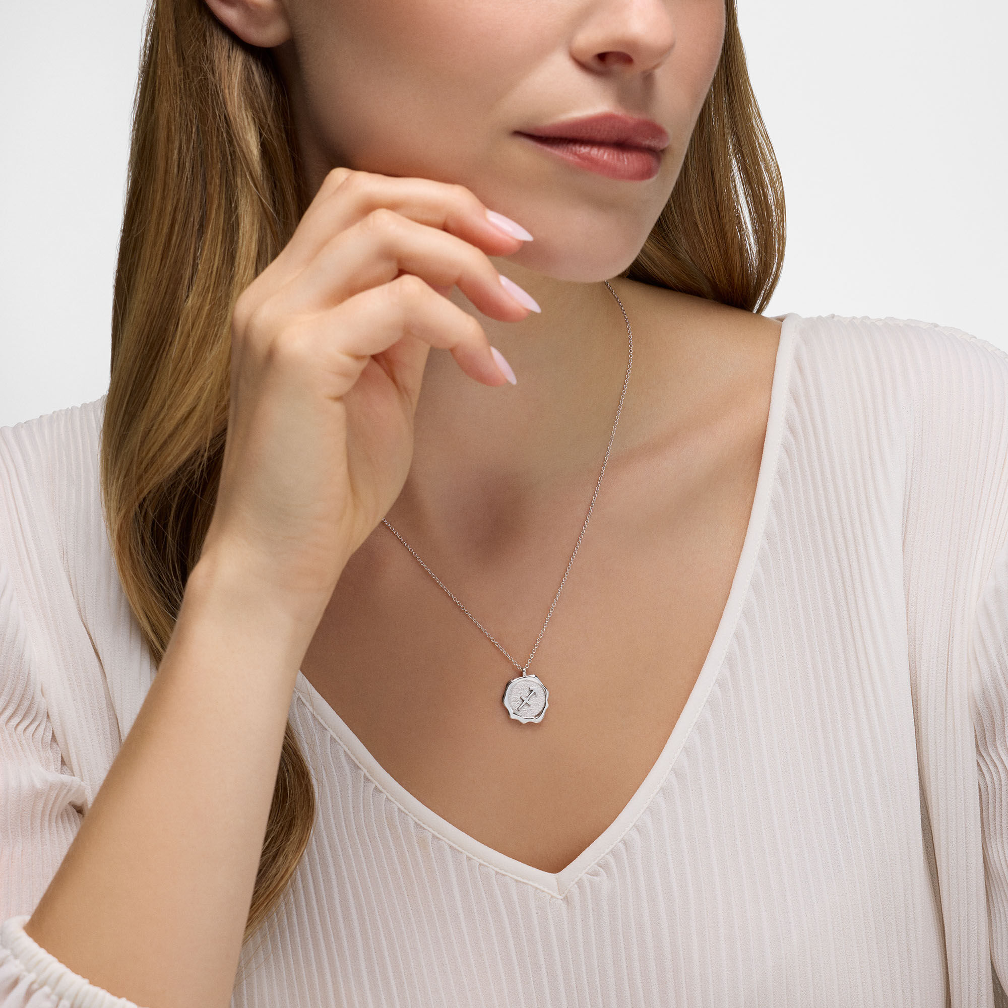 Zodiac Sagittarius Necklace in Sterling Silver Birks Essentials